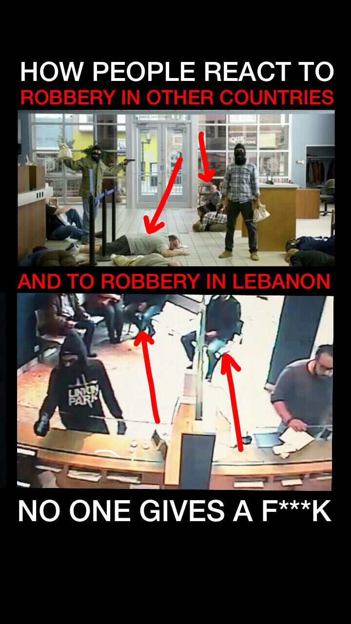 How Lebanese React to Armed Bank Robberies.