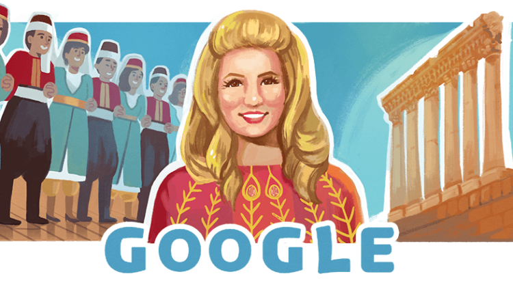 Google Celebrates Lebanese Legendary Singer & Actress Sabah