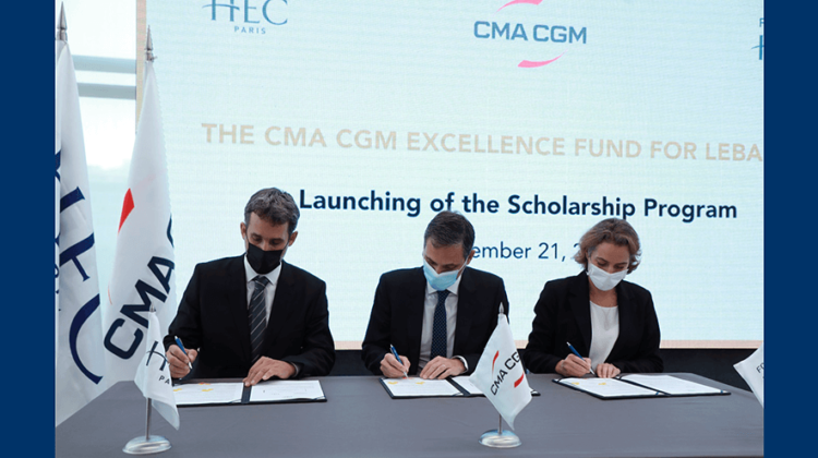 HEC & CMA CGM Launch “The CMA CGM Excellence Fund for Lebanon”