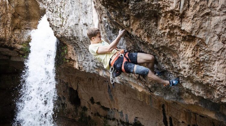17-Year Old Victor Guillermin Climbs Lebanon’s Baatara Gorge