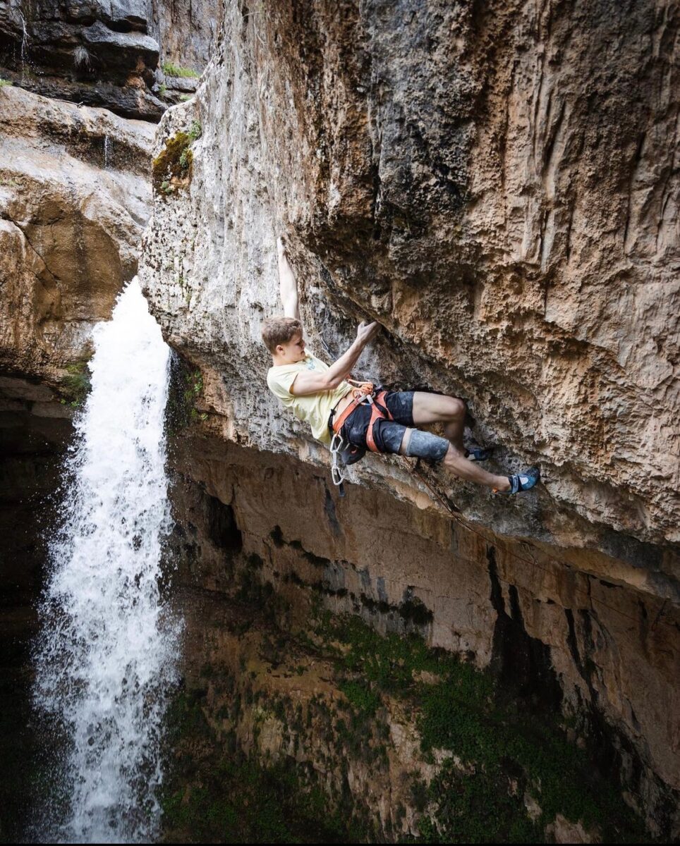 17-Year Old Victor Guillermin Climbs Lebanon's Baatara Gorge - Vimarsana News
